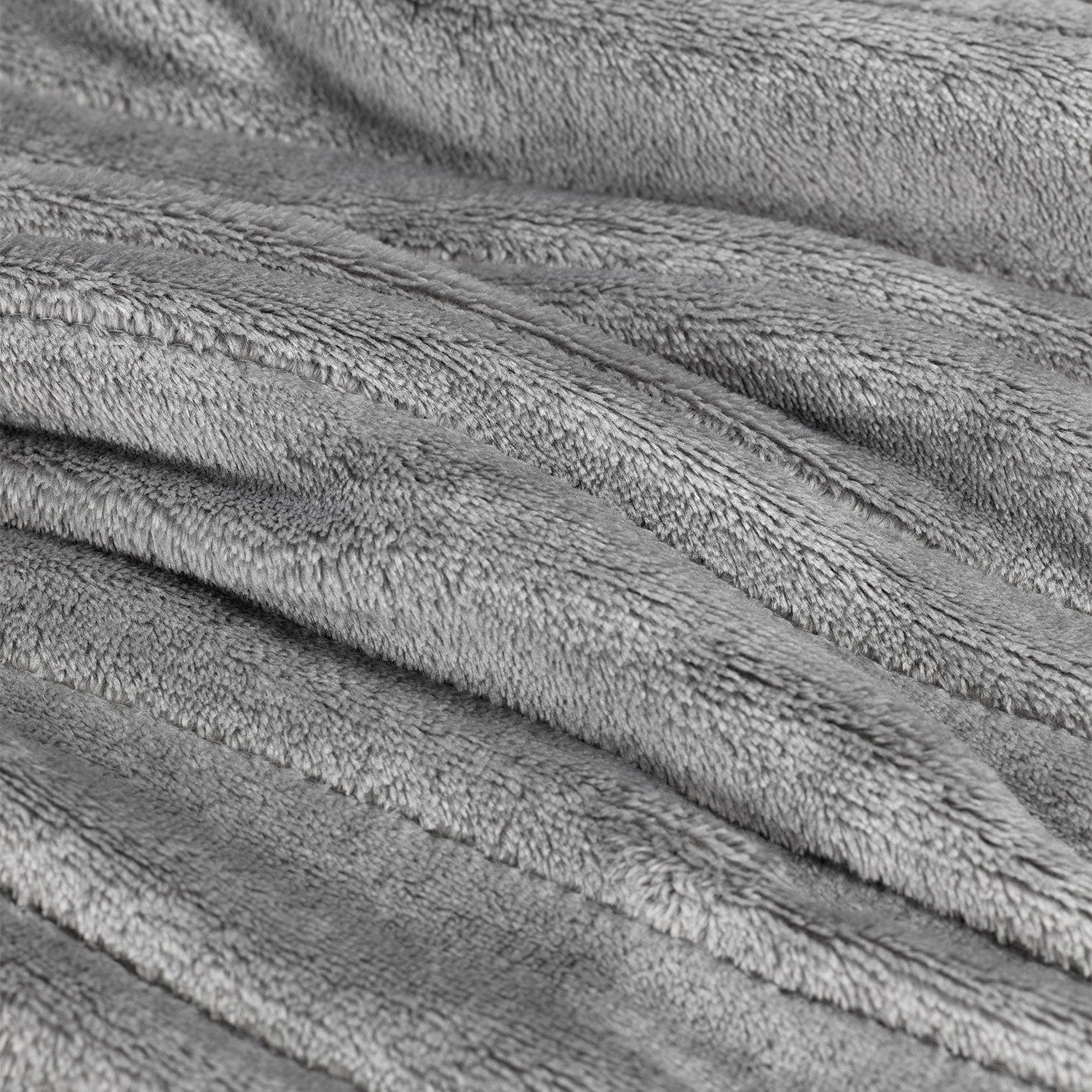 Couverture chauffante electrique - Gris