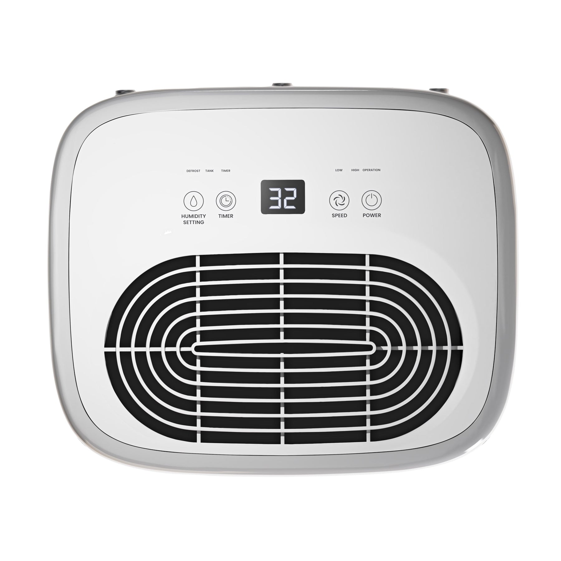 PKBD Deumidificatore Con Serbatoio 2200ML, Telecomando, Display LCD, Ultra Silenzioso (<30dB) Per Camera Da Letto, Bagno, Cucina, Auto Spegnimento, Fino A 25